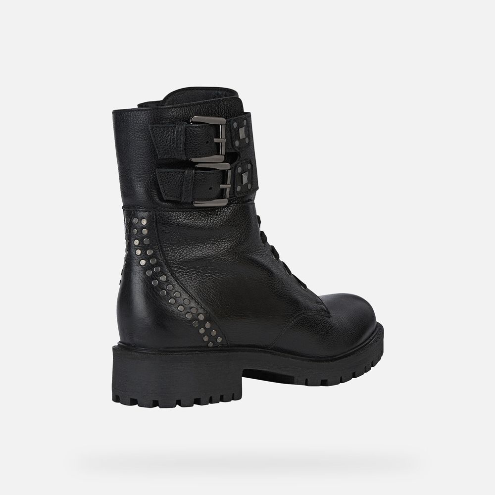 Geox Boots Black Hoara - Geox Womens Shoes - FAYPVM265